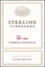 Sterling Reserve Cabernet Sauvignon 2001 Front Label