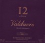 Valduero 12 Anos Valuduero Gran Reserva 2001 Front Label