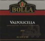 Bolla Valpolicella (half-bottle) 2001 Front Label