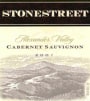 Stonestreet Cabernet Sauvignon 2001 Front Label