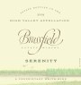Brassfield Serenity White Blend 2009 Front Label