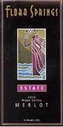 Flora Springs Merlot 2002 Front Label