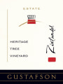 Gustafson Family Vineyards Estate Heritage Tree Vineyard Zinfandel 2013  Front Label