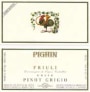 Pighin Pinot Grigio 2003 Front Label