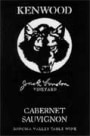 Kenwood Jack London Vineyard Cabernet Sauvignon 2001 Front Label