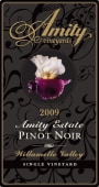Amity Amity Estate Pinot Noir 2009 Front Label