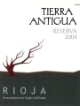 Bodegas Vinicola Real Tierra Antigua Reserva 2004 Front Label
