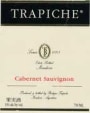 Trapiche Estate Cabernet Sauvignon 2003 Front Label