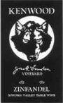 Kenwood Jack London Vineyard Zinfandel 2002 Front Label