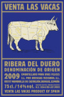 Vizcarra Venta Las Vacas 2009 Front Label