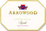 Arrowood Sonoma Valley Syrah 2000 Front Label