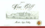 Vine Cliff Merlot 2001 Front Label