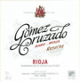 Gomez Cruzado Reserva 2009 Front Label