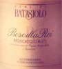 Beni di Batasiolo Moscato d'Asti 2003 Front Label