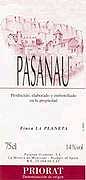 Celler Pasanau Priorat La Planeta 2001 Front Label