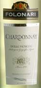 Folonari Chardonnay 2003 Front Label