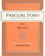 Pascual Toso Merlot 2006 Front Label
