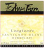 Te Awa Longlands Sauvignon Blanc 2001 Front Label