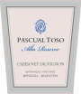 Pascual Toso Alta Reserve Cabernet Sauvignon 2012 Front Label
