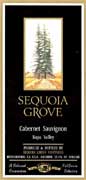 Sequoia Grove Cabernet Sauvignon 2001 Front Label