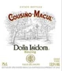 Cousino Macul Riesling Dona Isadora 2004 Front Label