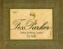 Fess Parker Santa Barbara Syrah 2001 Front Label