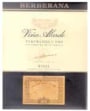 Berberana Vina Alarde Rioja Tempranillo 2000 Front Label