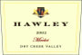 Hawley Estate Merlot 2002  Front Label