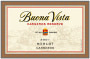 Buena Vista Carneros Merlot 2001 Front Label
