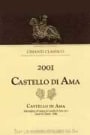 Castello di Ama Chianti Classico 2001 Front Label