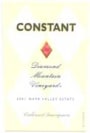 Constant Diamond Mountain Vineyard Cabernet Sauvignon 2001 Front Label