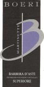 Boeri Martinette Barbera D'Asti 2011 Front Label