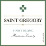 Graziano Saint Gregory Pinot Blanc 2014  Front Label