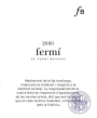 Bohigas Fermi de Fermi 2008 Front Label
