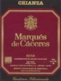 Marques de Caceres Rioja Crianza 2001 Front Label