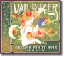 Van Duzer Willamette Valley Pinot Noir 2002 Front Label