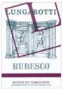 Lungarotti Rubesco Rosso di Torgiano 1999 Front Label