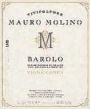Mauro Molino Vigna Conca Barolo 2000 Front Label
