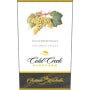 Chateau Ste. Michelle Cold Creek Vineyard Chardonnay 2002 Front Label