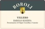 Boroli Barolo Villero Riserva 2006 Front Label