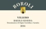 Boroli Barolo Villero Riserva 2004 Front Label
