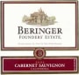 Beringer Founders Estate Cabernet Sauvignon 2002 Front Label