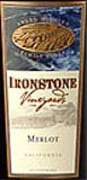 Ironstone Merlot 2002 Front Label