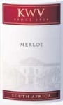 KWV Merlot 2002 Front Label