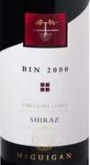 McGuigan Brothers Bin 2000 Shiraz 2003 Front Label