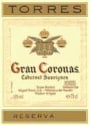 Familia Torres Gran Coronas Cabernet Sauvignon 2000 Front Label