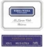 Wirra Wirra McLaren Vale Shiraz 2002 Front Label