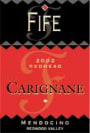 Fife Redhead Carignane Rose 2002 Front Label