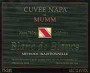 Mumm Napa Blanc de Blancs 1999 Front Label
