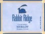 Rabbit Ridge CA Barrel Cuvee Merlot 2003 Front Label